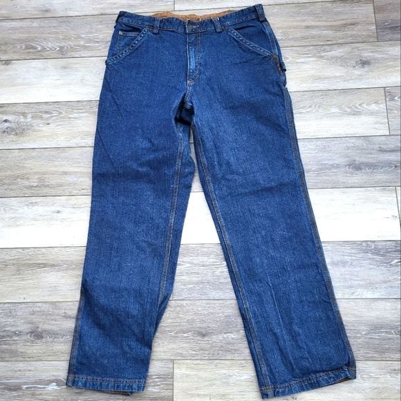 Duluth Trading Co Jeans Duluth Flex Ballroom Jeans Rugged Dark Blue